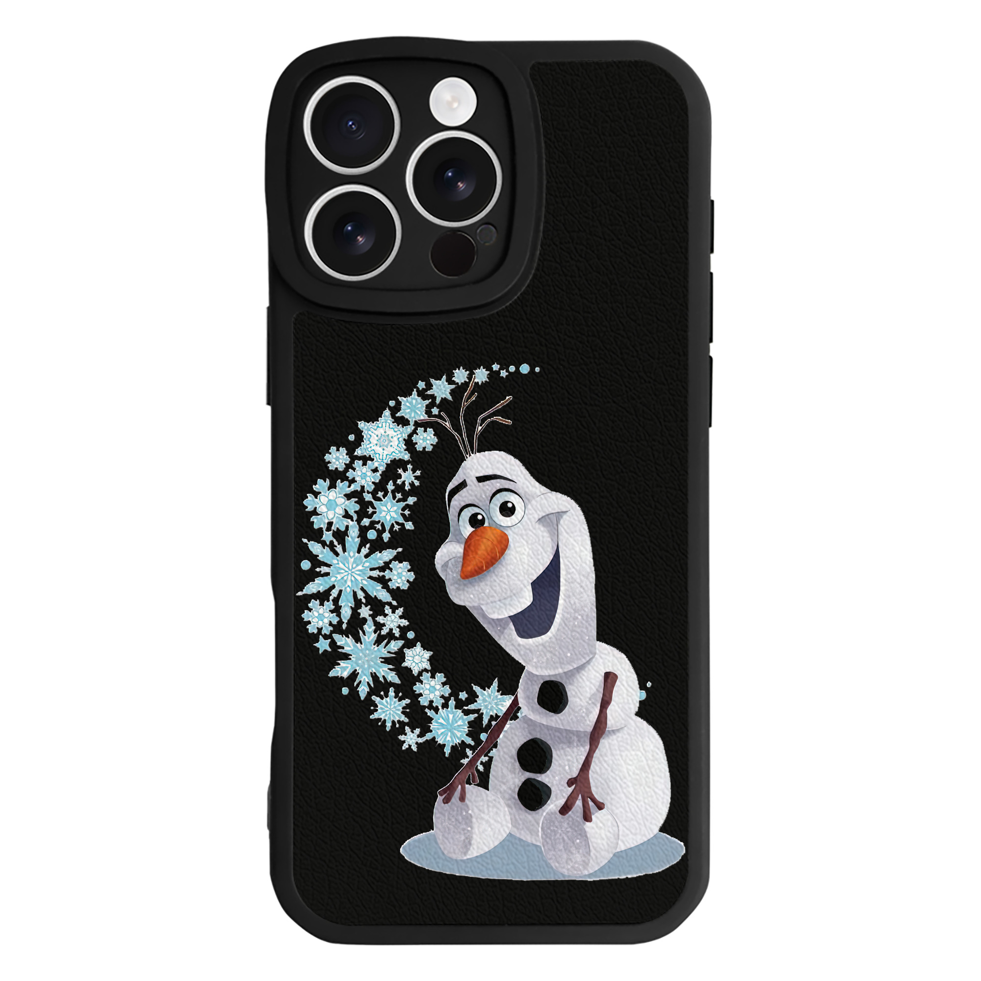 （画像用） アナと雪の女王 アンナ エルサ Frozen Anna Elsa 【iPhone 16シリーズ対応】シリコンスマホケース（レザー調） 材質：シリコン